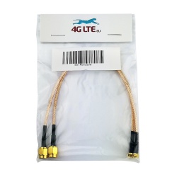 Une paire de RG316 SMA Male à connecteur à Angle droit MMCX mâle Câble assemblé