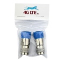 A pair of RP TNC Male to N Female Adaptor