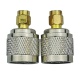 A pair of RP TNC Male to N Female Adaptor