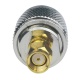 A pair of RP TNC Male to N Female Adaptor