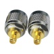 A pair of RP TNC Male to N Female Adaptor
