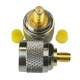 A pair of RP TNC Male to N Female Adaptor