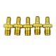 A SET of 3 x SMA Female to TS-9 Male connector