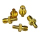 A SET of 5 x SMA Female to TS-9 Male connector