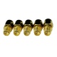 A SET of 5 x SMA Male to RP SMA Female Adapter