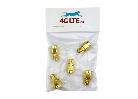 Un conjunto de 3 x SMA macho a RP SMA hembra adaptador