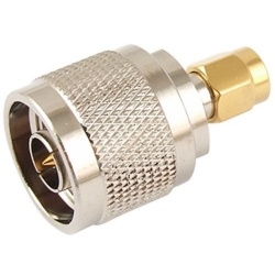 N-Type Male Plug to SMA Male Plug Straight RF Adapter Connector