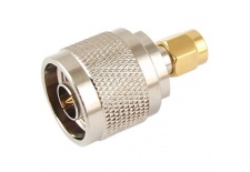 N Type Male Plug to SMA Male Plug Straight RF Coaxial Adapter Connector