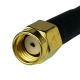 Cable Assembly RP-SMA Male to RP-SMA Male 0.5M