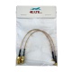 A pair of Cable Assembly N Bulkhead Female to SMA Male