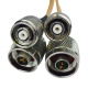 A pair of Cable Assembly 4G-N-M-RP-TNC-M-0.5M