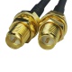 A Pair of Cable Assembly RP-SMAF-TS-9Mx2