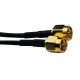 Montaje del cable Bnc la cabeza la cabeza incluso U.FL