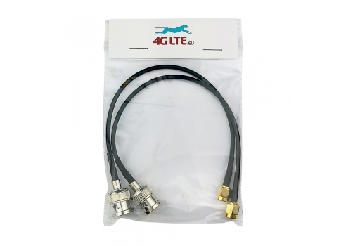A Pair of Cable Assembly BNC-M-SMA-M 20cm