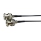 Montaje del cable Bnc la cabeza la cabeza incluso U.FL