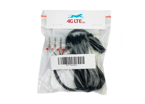 Teltonika 4pin Power Cable with 4-way Screw Terminal (PR2FK20M)