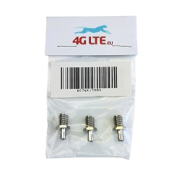 A SET of 3 x SMA Female to TS-9 Male connector, adaptor