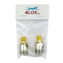A pair of RP TNC Male to N Female Adaptor