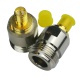 A pair of RP TNC Male to N Female Adaptor