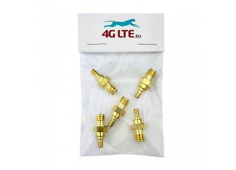 Eine Reihe von 3 x SMA-Buchse, TS-9-Stecker Adapter