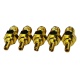 A SET of 5 x SMA Female to CRC-9 Male connector