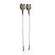 2xCable Assembly N male to MMCX Right Angle Male