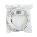 6m RP - SMA Stecker auf RP-SMA-Buchse RG58 - weiß