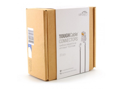 Ubiquiti TOUGHCable RJ45 Connector with Ground Wire - Box of 20
