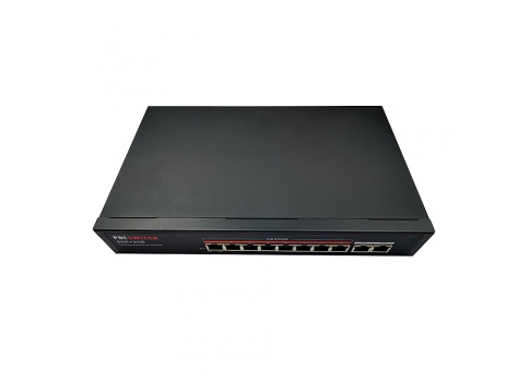 Switch 10 8 Porte+2 PoE Gigabit Modello POE0802SGE