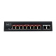 Switch 10 Ports 8+2 PoE Gigabit Model: POE0802BL
