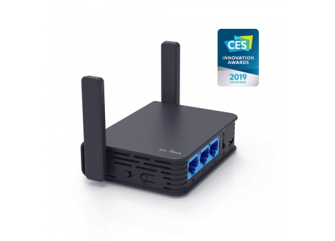 GL.iNet GL-AR750 CA de Voyage Routeur, 300 mbps(2,4 G)+433Mbps(5G) Wi-Fi gratuite, 128 mo de RAM