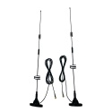 A pair 4G LTE 6dBi Mobile Antenna 790-960/1700-2700MHz- SMA Male, Dimensions: 70x670mm