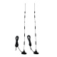 2XLTE 14dBi Mobile Antenne Mit 3 Meter Kabel mit SMA-Stecker