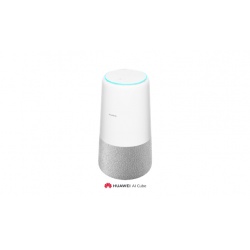Huawei AI Cubo, 3 in 1 - Alexa abilitato, Smart Speaker e ad Alta Velocità 4G router, Sbloccato - Bianco/Grigio tessuto