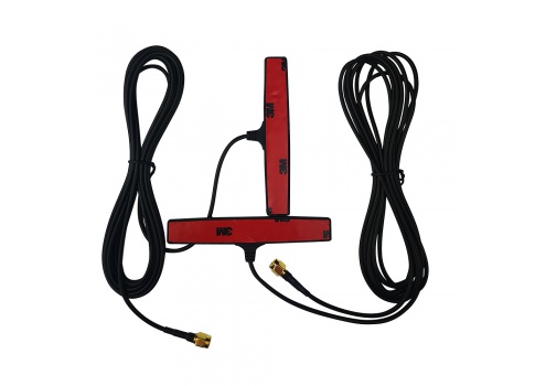 A Pair 4G/LTE Sticker Antenna SMA Male 3dBi 698-960/1710-2700MHz