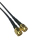 A Pair 4G/LTE Sticker Antenna SMA Male 3dBi 698-960/1710-2700MHz