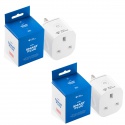 WiFi Nation Smart Power Plug fitted with removable 13A fuse - 2 Pack