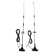 2X4G/LTE 6dBi de la Antena Móvil Con Cable Adicional