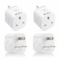 WiFi Nation Smart Power Plug fitted with removable 13A fuse - 4 Pack