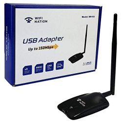 WiFi Nation 802.11 ac AC600 USB-WiFi-adapter mit 2dBi SMA Dipol-Antenne