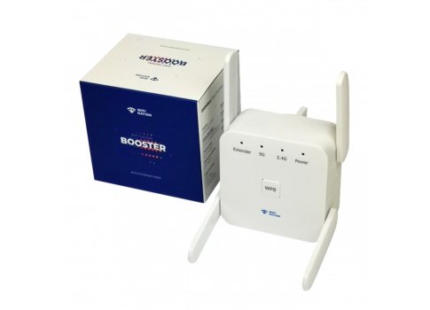 Wifi Nation® WiFi Booster Range Extender 1200Mbps 2.4GHz and 5GHz