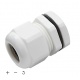 MK 25mm White Compression gland