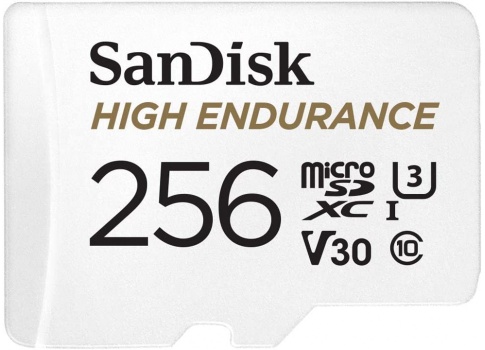 SanDisk HIGH ENDURANCE Video Monitoring 256 GB microSDXC