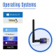 Wi-fi Nació 802.11 ac AC600 USB WiFi adaptador amb 2dBi encenent SMA antena