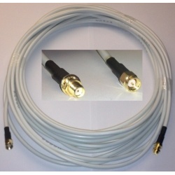 6 metros universal cable SMA macho a SMA hembra RG58 - blanco