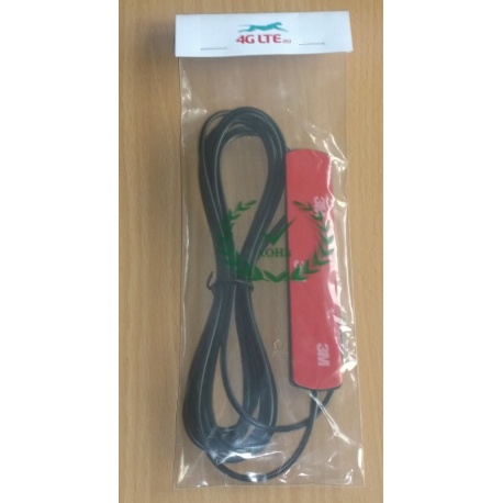 4G/LTE 3dBi Sticker Antenna SMA maschio 22 × 115 mm