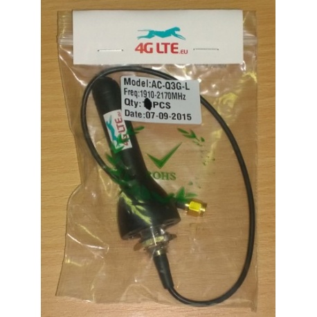 3 G Terminal antena SMA macho 2.5 dBi