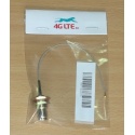 Montaje de cable U.FL a BNC hembra de mamparo