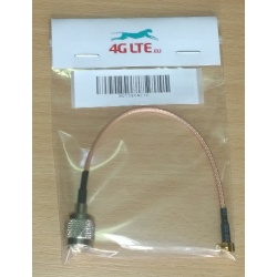 Cable Assembly Right Angle MCX Male to RP TNC Male