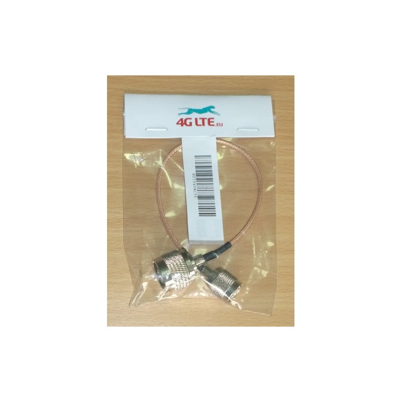 Cavo Coassiale EONVIC RG400 BNC Maschio Angolato A BNC Maschio Dritto – 2 M, 50 Ω, Bassa Perdita Fino A 4 GHz